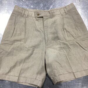 Men’s Linen Cotton Blend Shorts